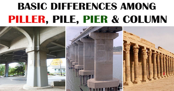 piller pile pier column